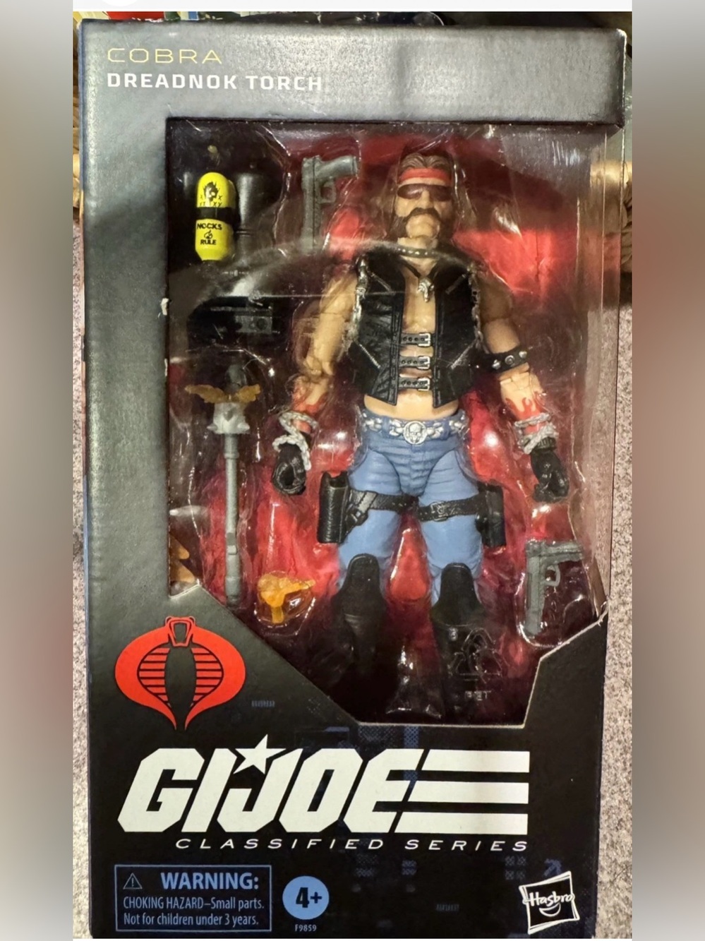 G.I. Joe Cobra Deadnok Torch Classified Series Action Figure